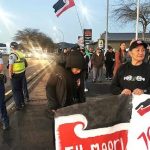 Auckland, New Zealand, Te Pāti Māori protest,