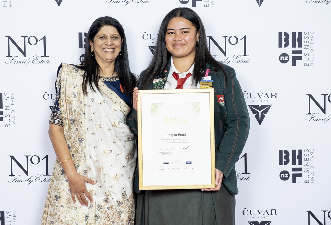 Ranjna Patel, New Zealand Business Hall of Fame, New Zealand Business Award, NZBHOF,