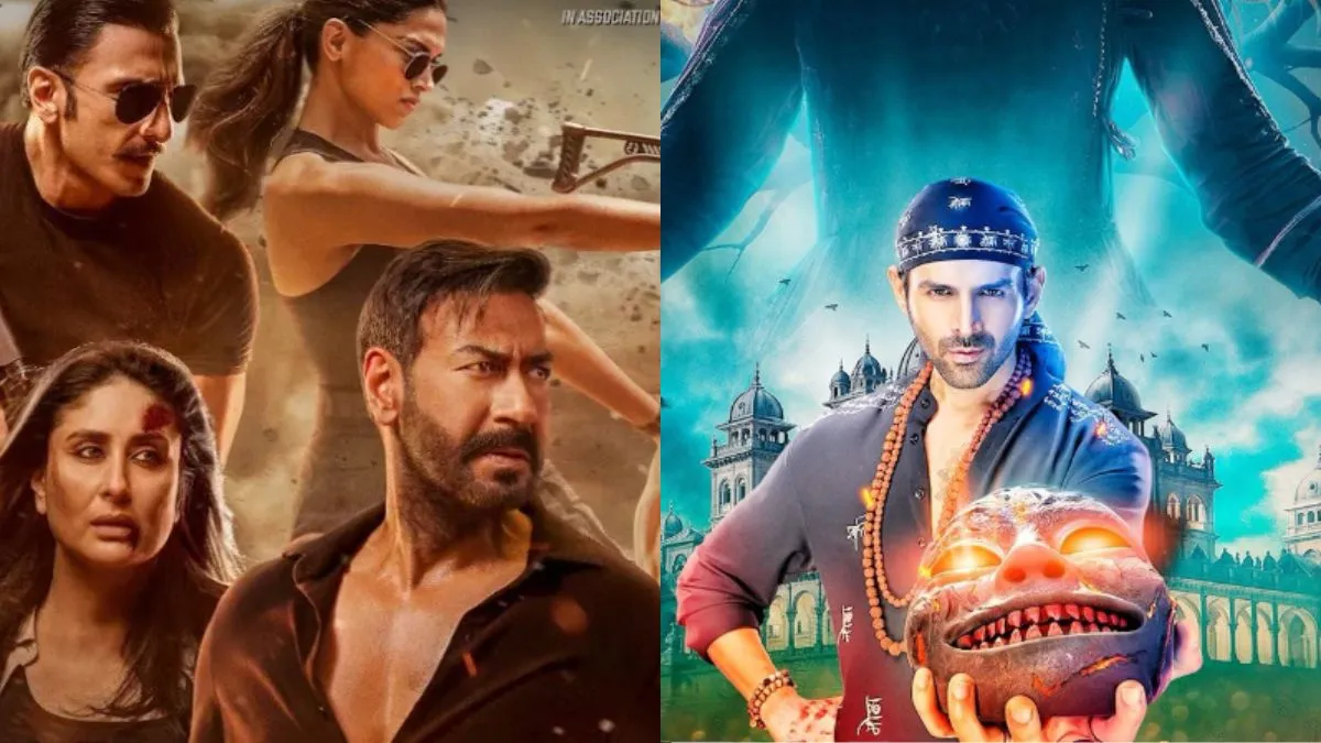 ajay devgns singham again, kartik-aaryans bhool bhulaiyaa 3, OTT Release, Netflix, amazon Prime video,