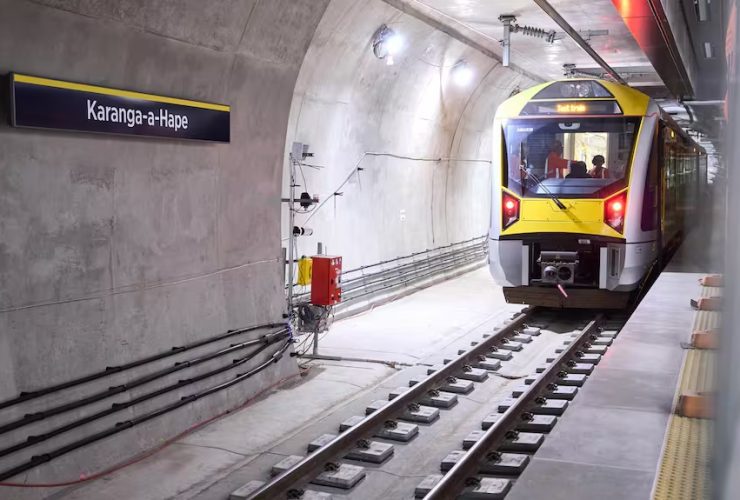 Auckland City rail Link Project, Under ground Train Service, First Trials,