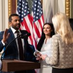 Bhagwad Gita, Kash Patel, FBI DIrector, KASH PATEL OATH CEREMONY, USA FBI AGENCY, Donald Trump,