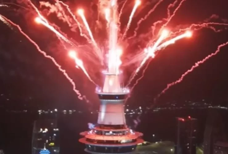 New Years eve, drone operator, Sky Tower, international visitor, New Zealand Civil Aviation Authority,