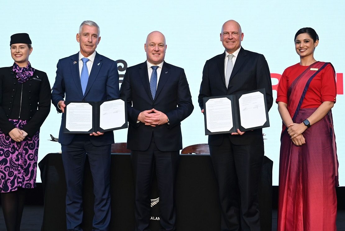 New Zealand, Air New Zealand, Air India, Direct Flight, Christopher Luxon,