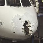 Indigo Delhi Srinagar Flight, Air turbulence, Nose cone, Sudden hailstrom,