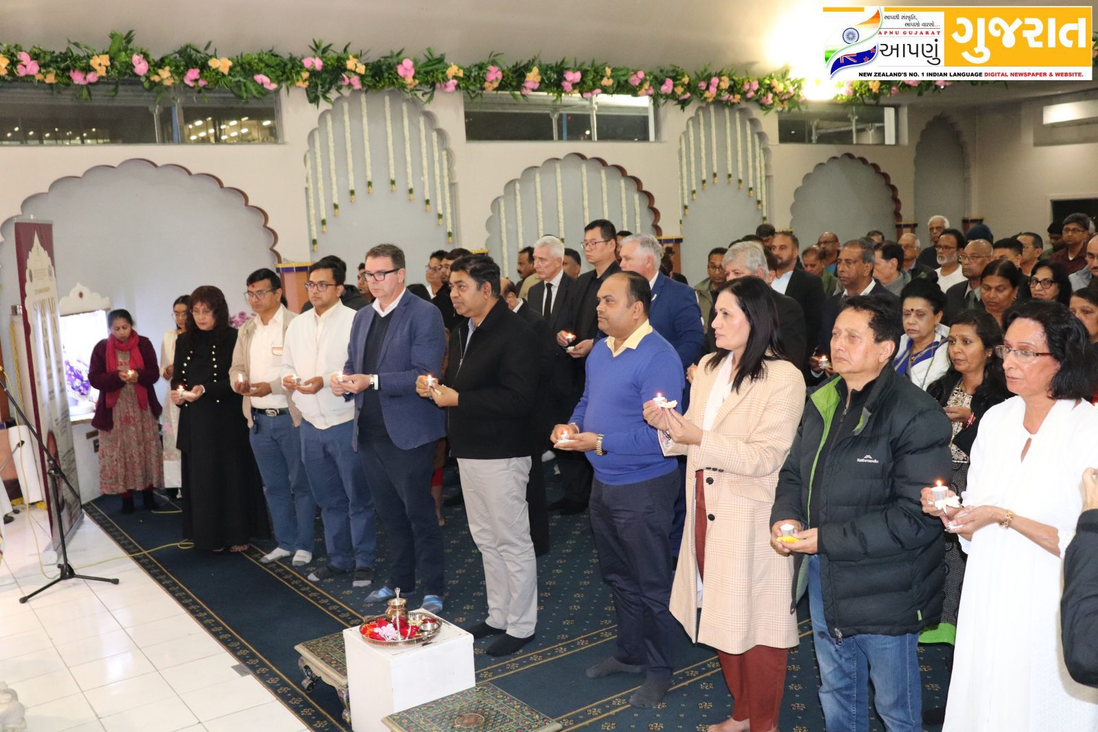 Auckland Indian Central Association, Air India Plane Victim, Candle vigil, Air India,