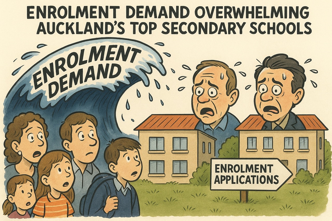 Auckland School, Enrolment Issue, Out of Zone Student, Immigration New Zealand, Migration in New Zealand,
