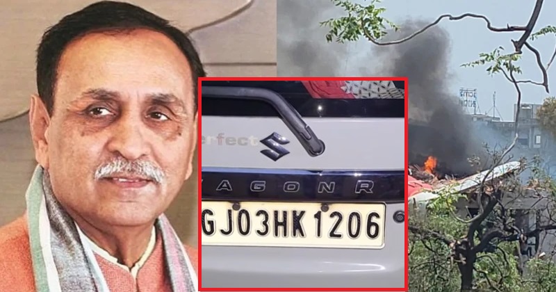 Vijay Rupani, Vijay Rupani and 1206 connection, Air India Plane Crash, Ahmedabad,