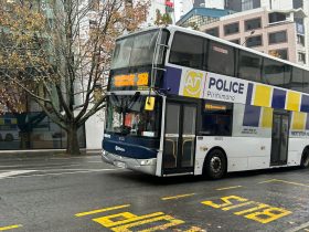 Auckland, New Zealand Police Bus recruitment Campaign ,