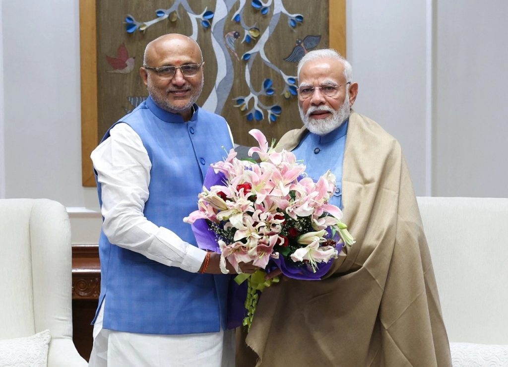cp radhakrishnan, nda vice presidentia candidate, Narendra Modi, NDA Meeting, JP Nadda, 