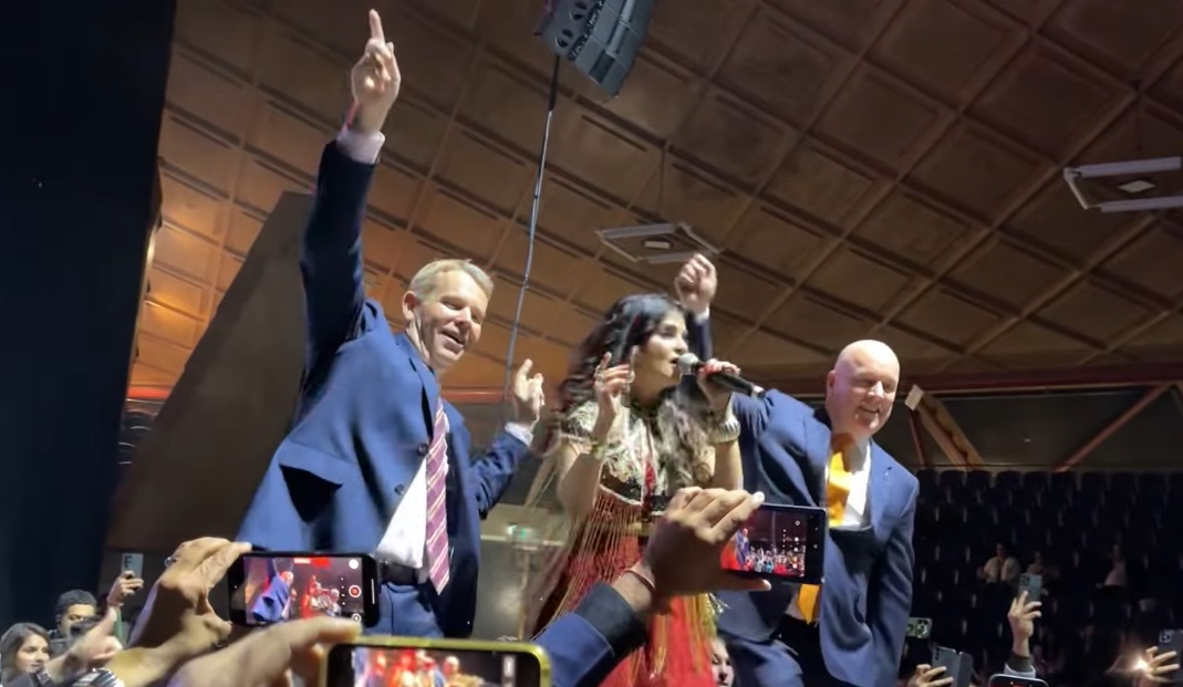 Christopher Luxon and Chris Hipkins, India Independence Day Celebration, South Auckland, New Zealand, Shibani Kashyap,