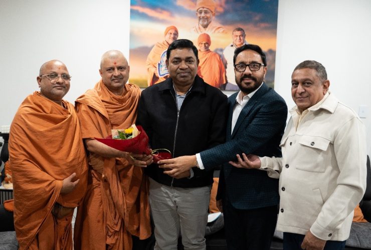 HDH Prabodhswamiji Maharaj, West Auckland, New Community Centre,