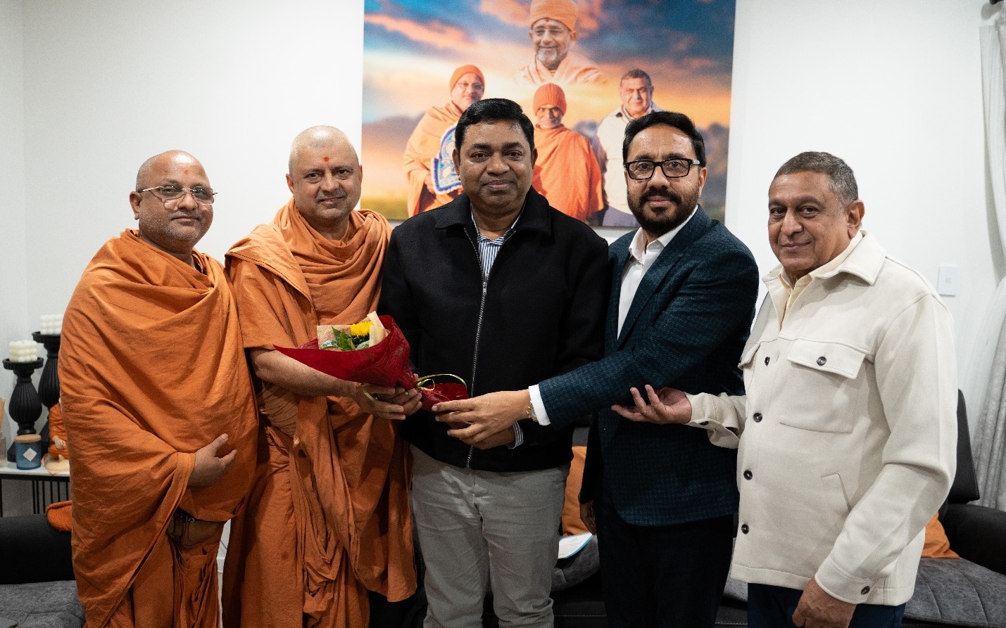 HDH Prabodhswamiji Maharaj, West Auckland, New Community Centre,